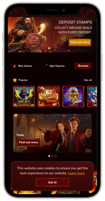 Potter Slots App